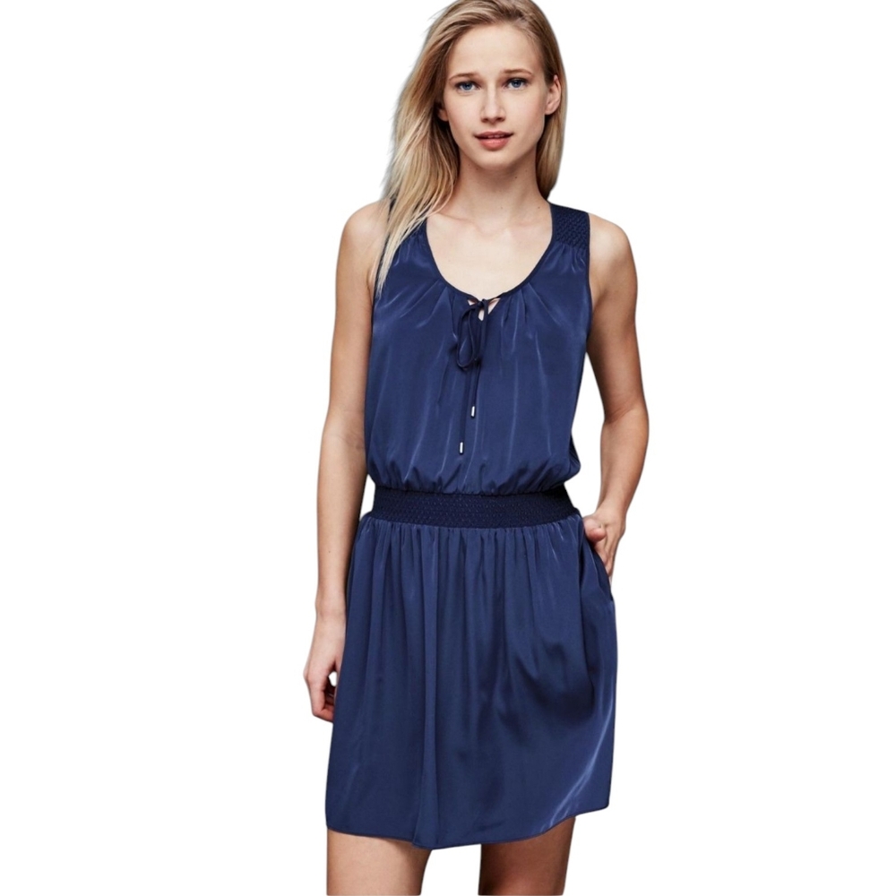 Gap Sleeveless Smock Dress Sz.S Comet Blue